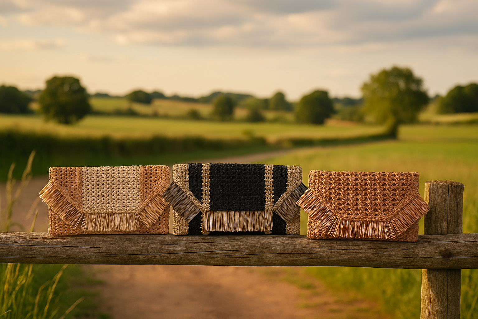 Woven Clutch Bags