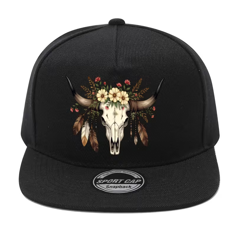 Country Bull Skull Hats
