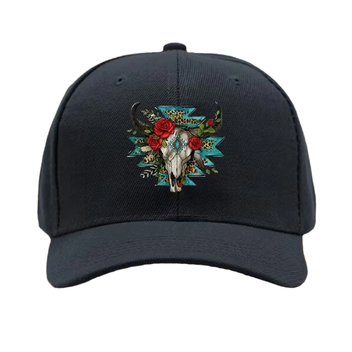 Country Bull Skull Hats