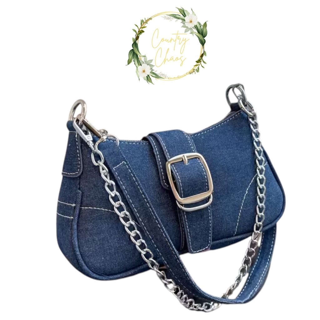 Denim Shoulder Bag