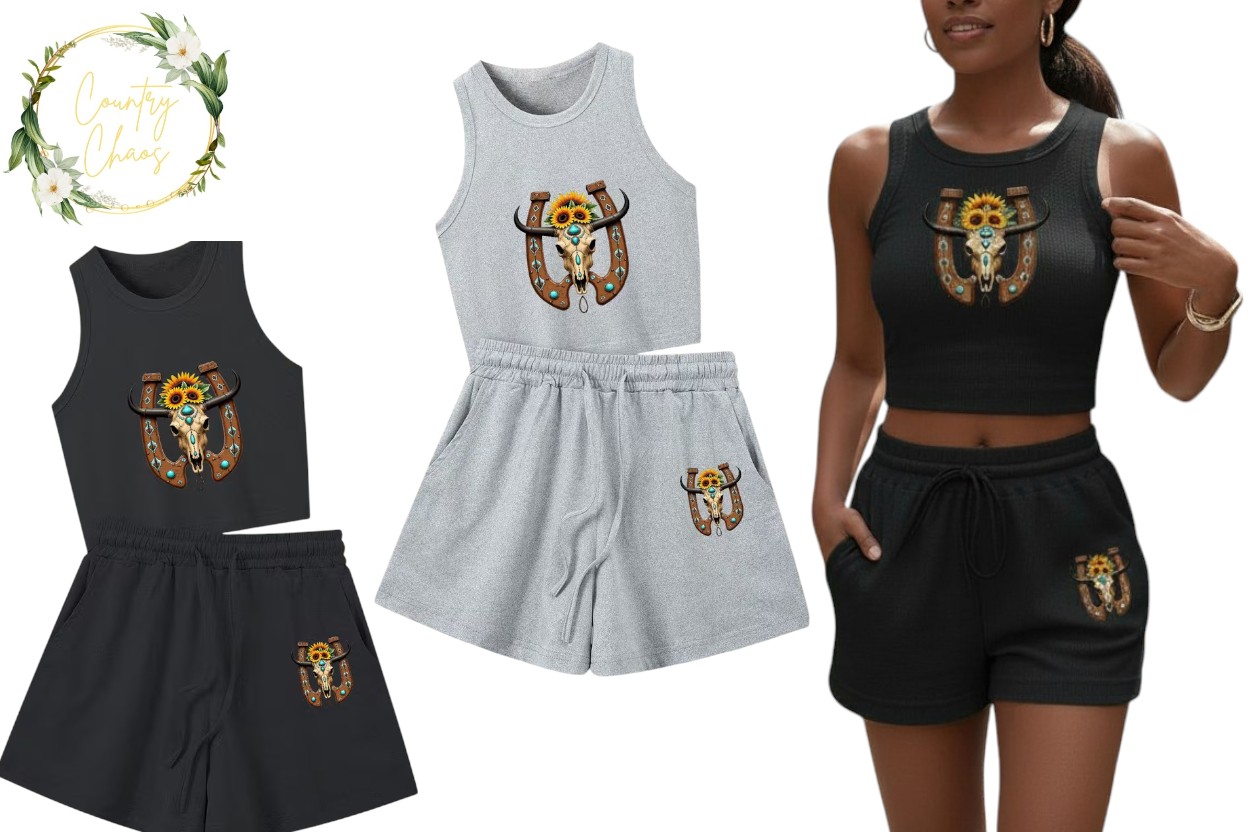 Women's Casual Two-Piece Shorts Set