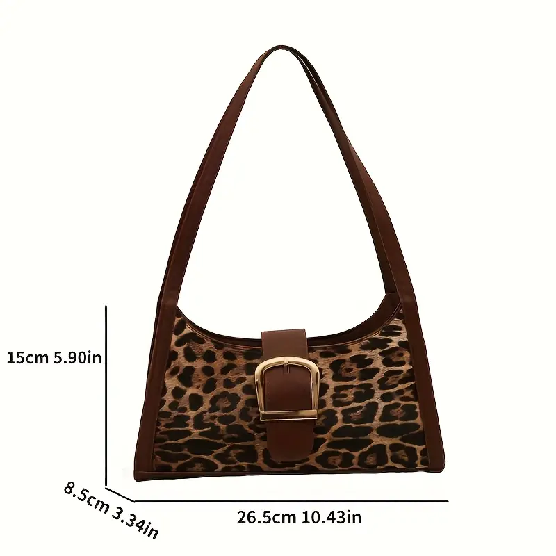 Leopard Print Shoulder Bag