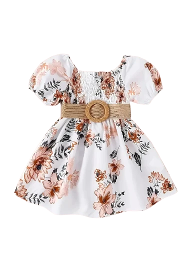 Floral Print Baby Dress