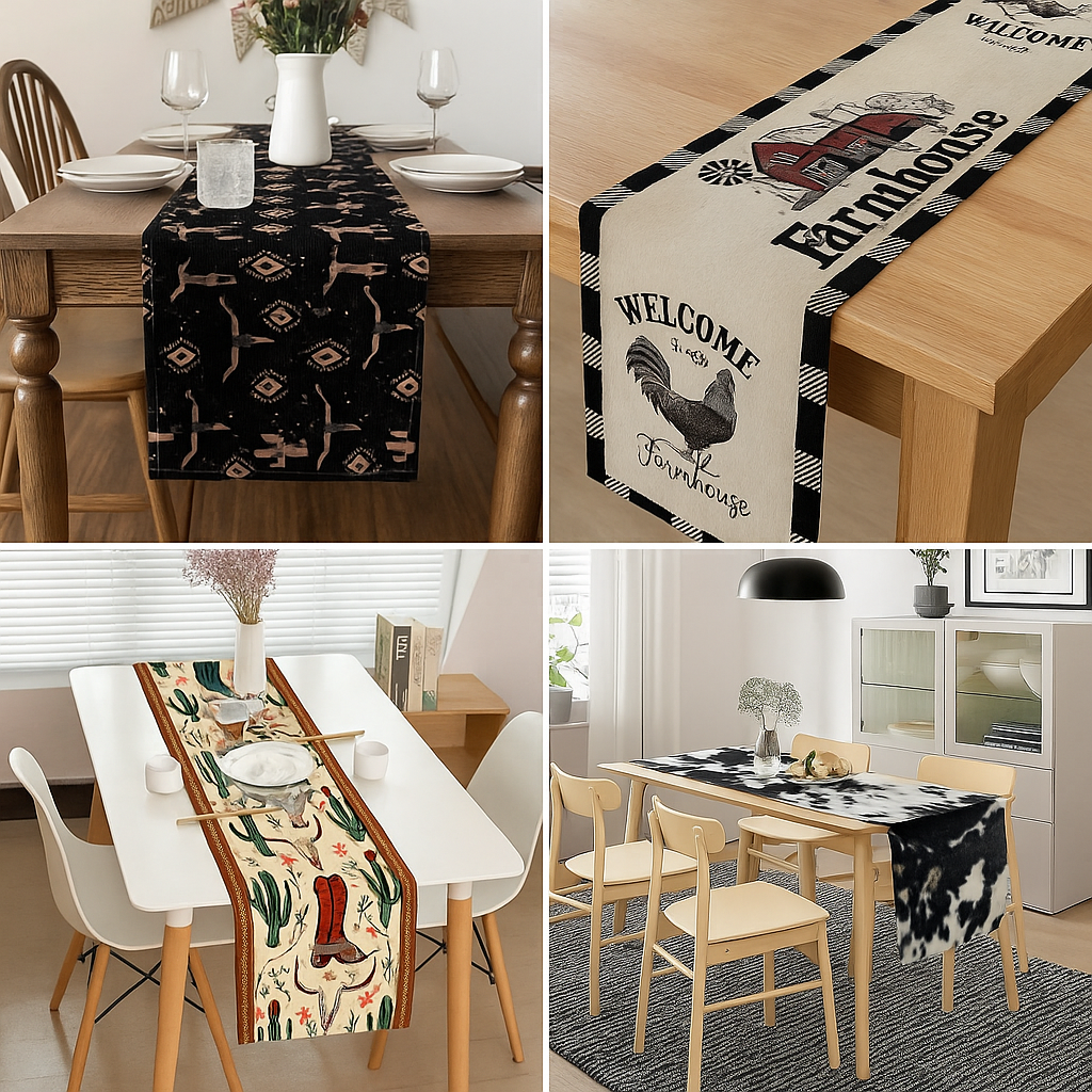 Assorted Country Style Table Runners