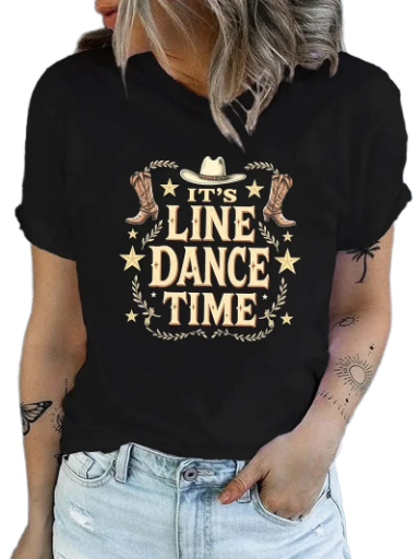 Line Dance Time T-Shirt