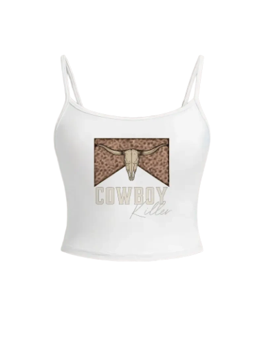 Ladies Cowboy Killer Crop Singlet