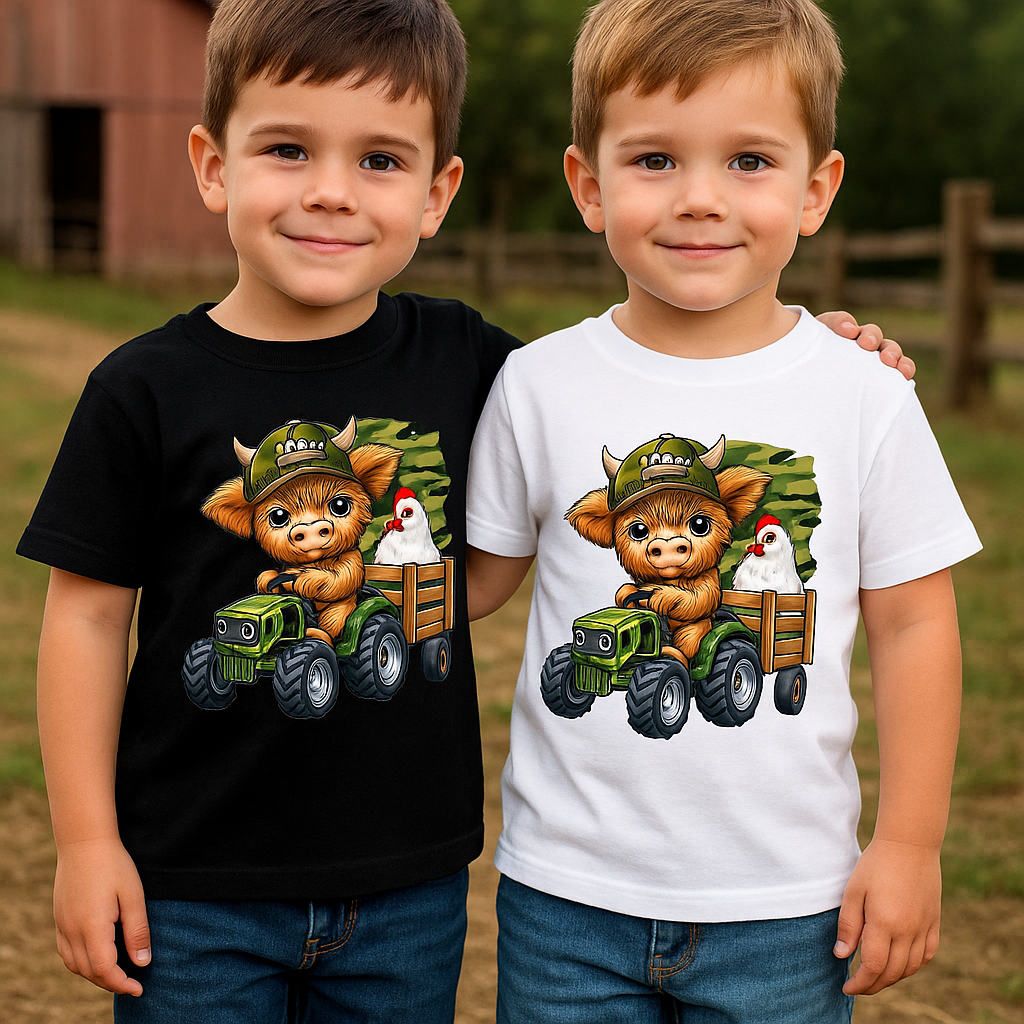 Farm Cow Kids T-Shirt
