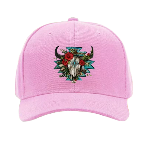 Country Bull Skull Hats