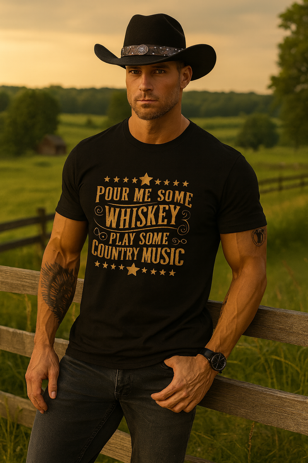 Country Music Whiskey T-Shirt