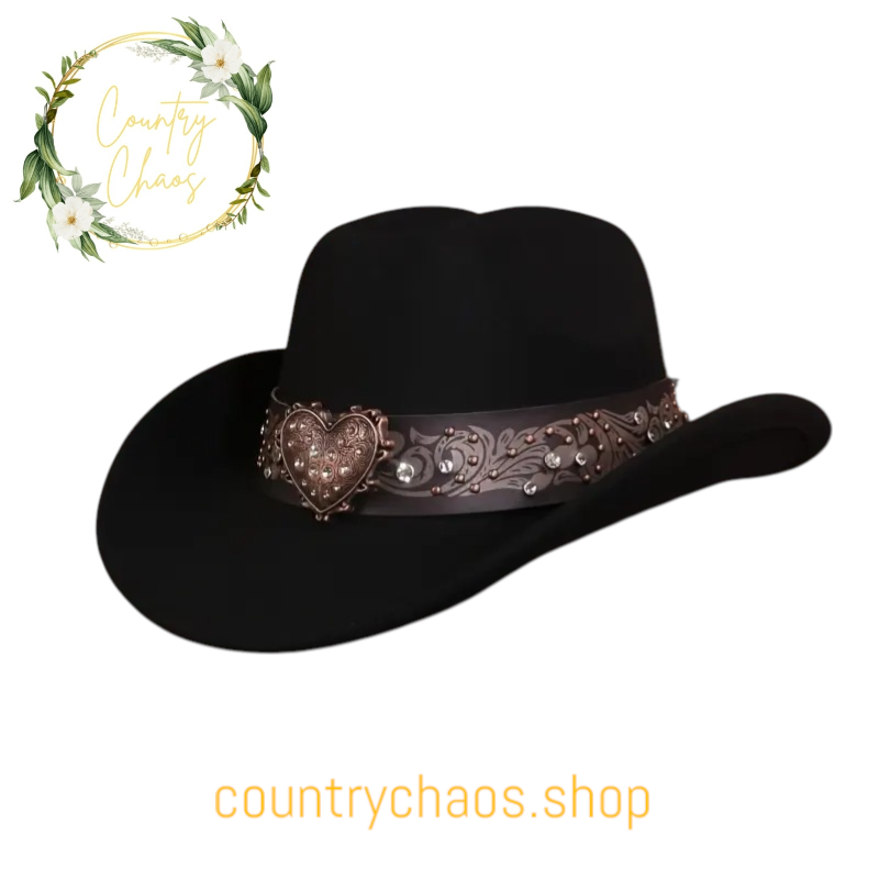 Cowgirl Love Heart Hat