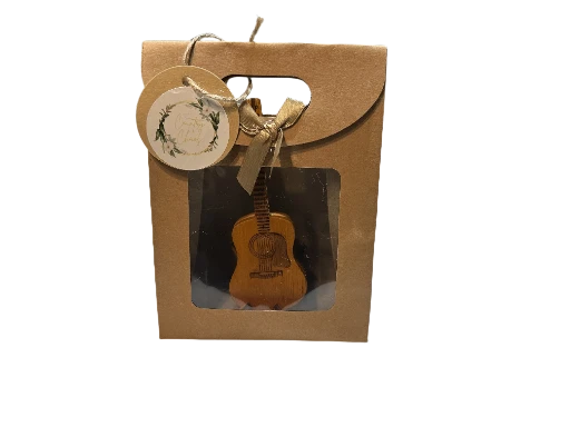 Mini Wooden Guitar Pick Holder 