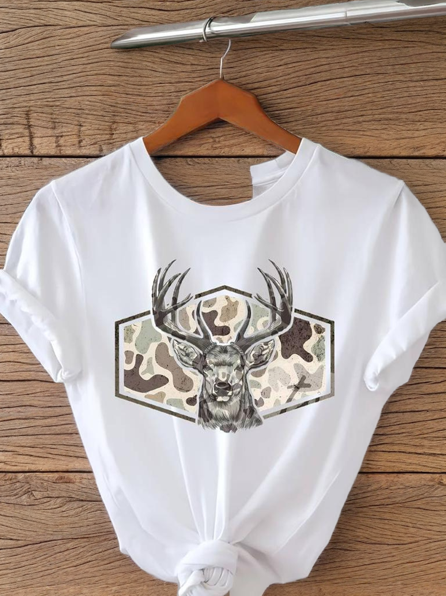 Deer Graphic T-Shirt