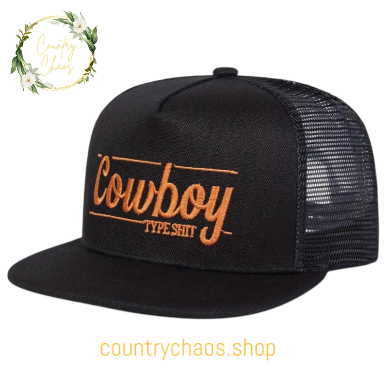 Cowboy Mesh Trucker Hat