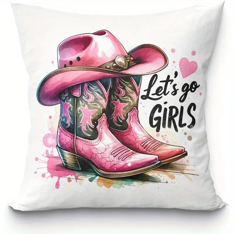 Cowgirl Throw Pillow