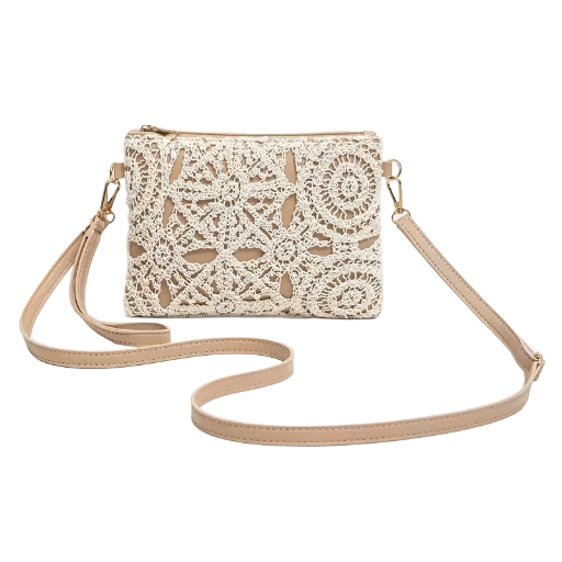 Crochet Lace Crossbody Bag