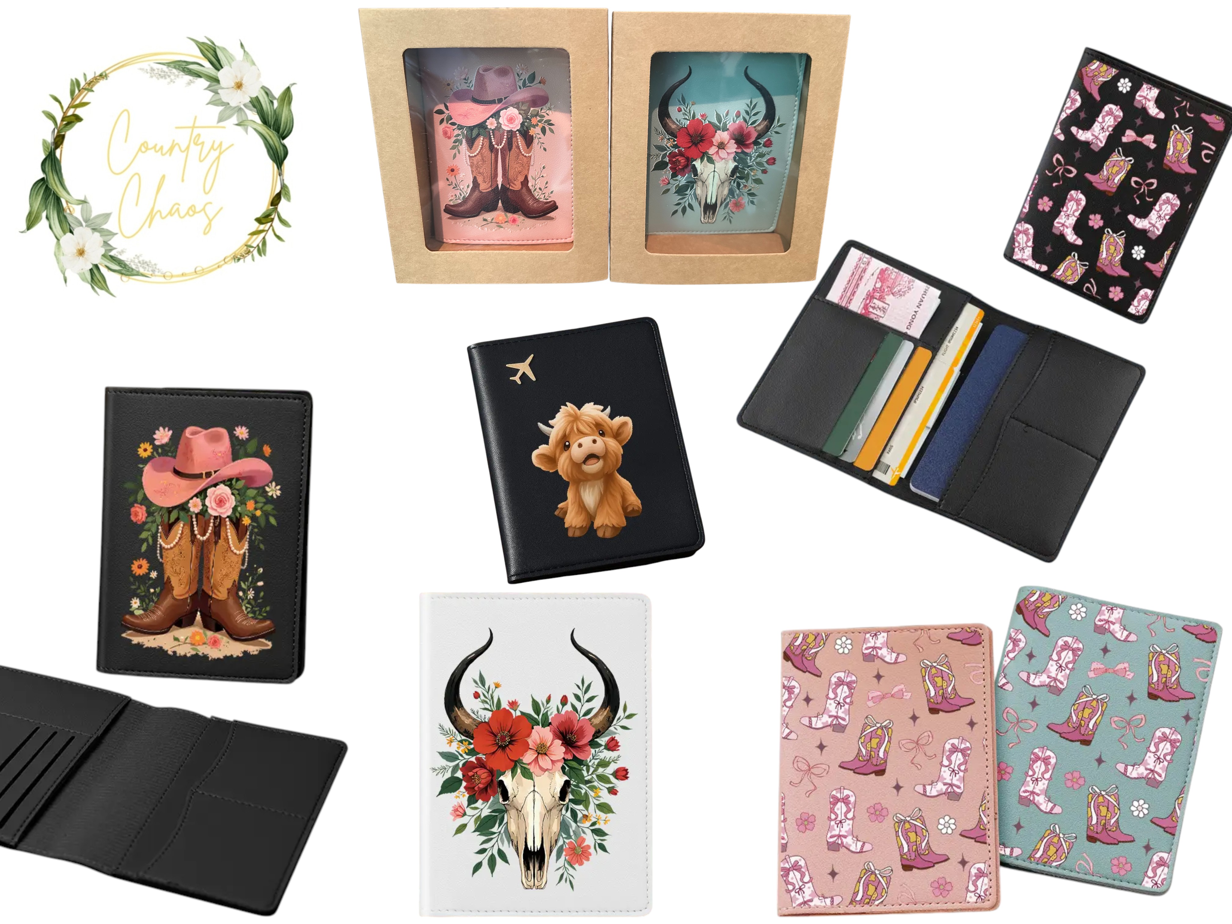 Country Themed Passport Holder