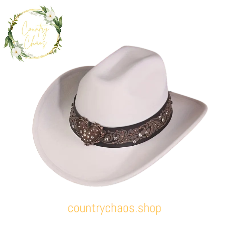 Cowgirl Love Heart Hat