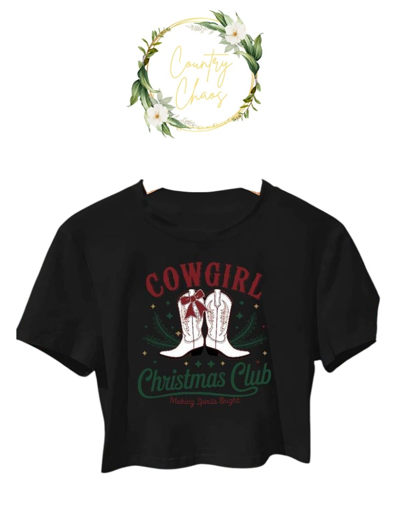 Cowgirl Christmas Club T-Shirts