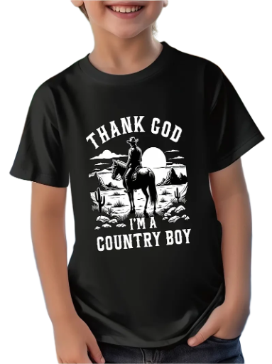 Country Boy Graphic T-Shirt