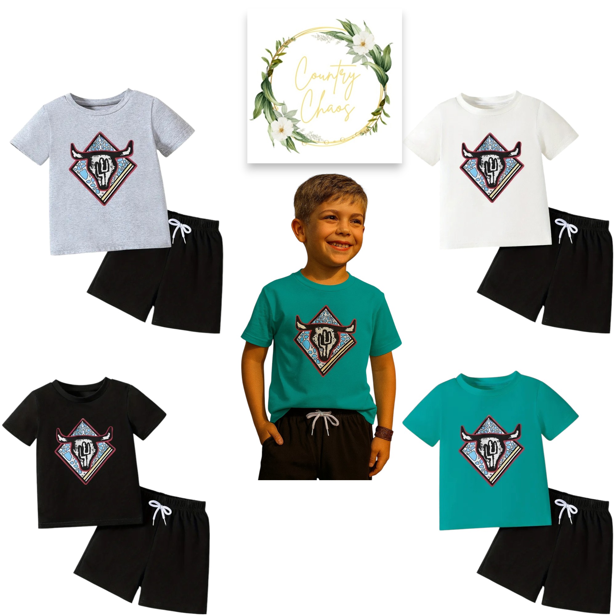 Boys Summer PJ Set 