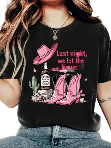 Western Graphic Tee - Last Night