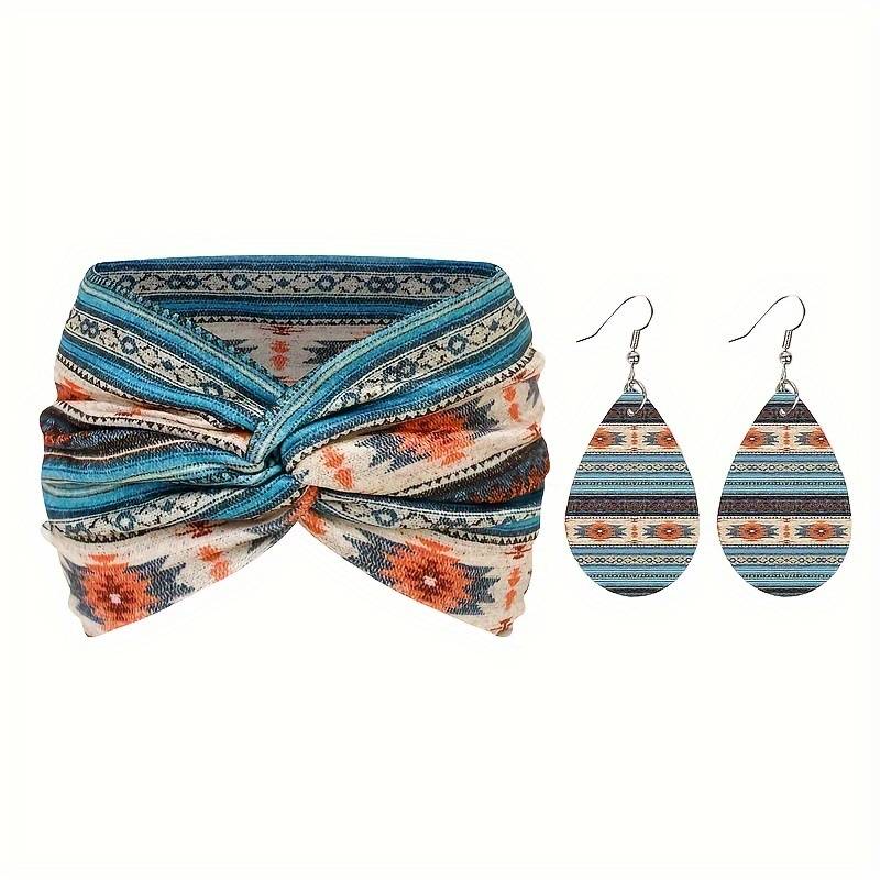 Boho Headbands and Earrings Set