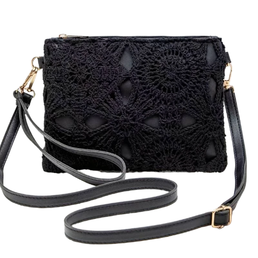 Crochet Lace Crossbody Bag