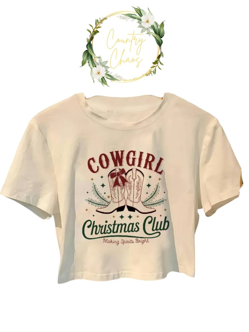 Cowgirl Christmas Club T-Shirts
