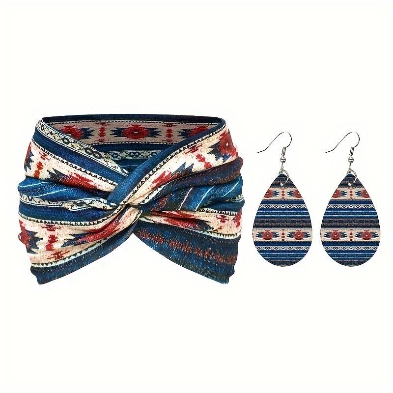Boho Headbands and Earrings Set