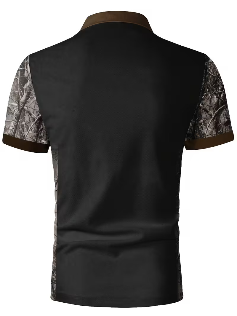 Men's Camo Hunting Polo Shirt