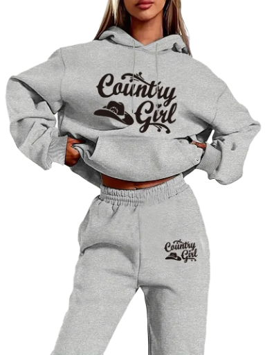 Country Girl Hoodie and Track Pants Set