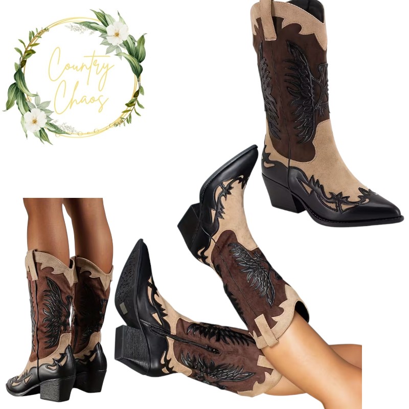 Western Style Cowgirl Boots