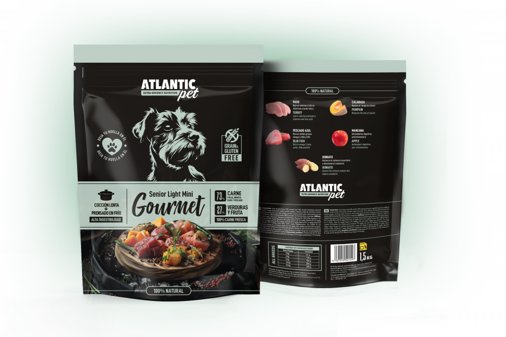 Atlantic Pet Gourmet Senior Light Mini
