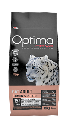 Optima Nova Adult Salmón Grain-Free GATO