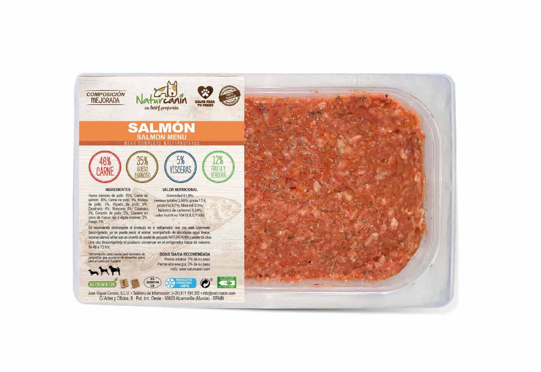 Naturcanin Menú de Salmón