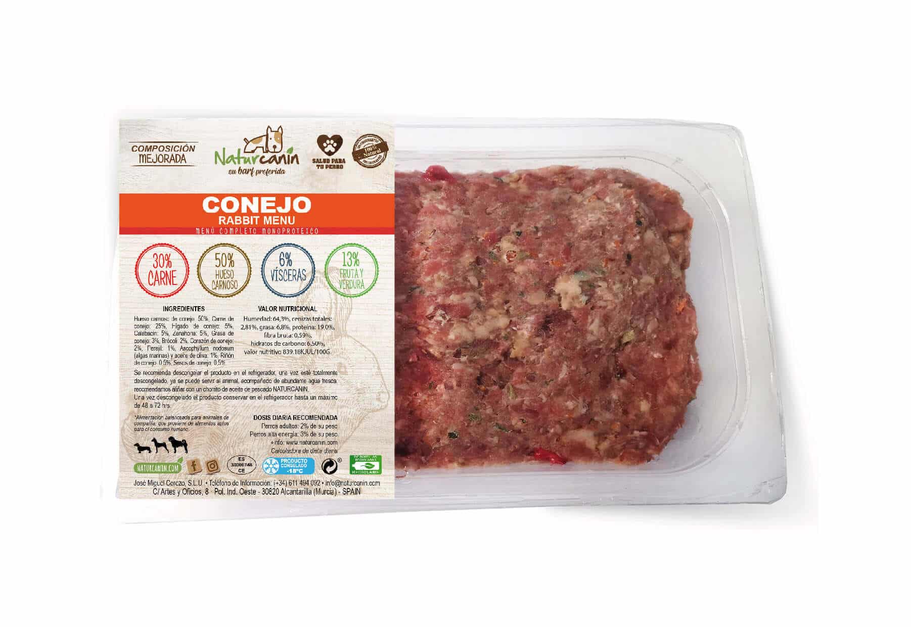 Naturcanin Menú de Conejo