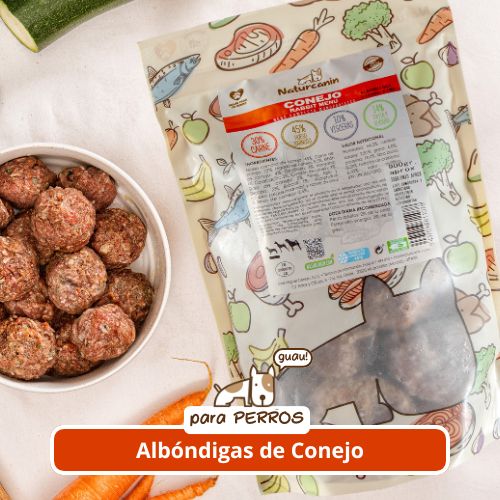 Naturcanin Menú Albóndigas de Conejo