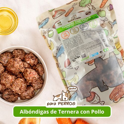 Naturcanin Menú Albóndigas de Ternera y Pollo