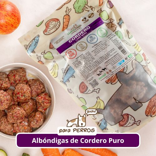 Naturcanin Menú Albóndigas de Cordero
