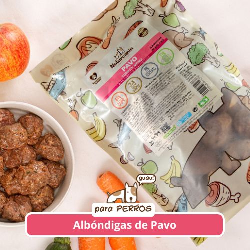Naturcanin Menú Albóndigas de Pavo