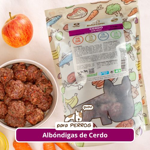 Naturcanin Menú Albóndigas de Cerdo