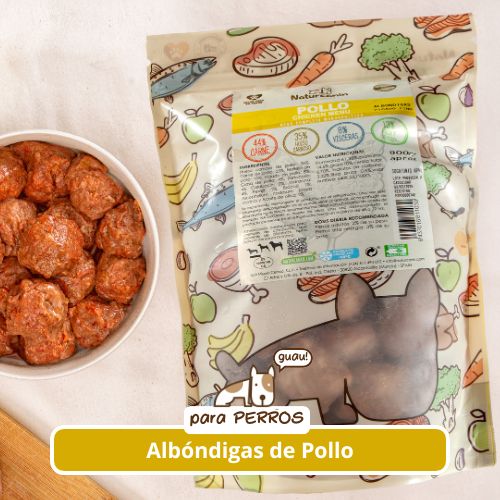 Naturcanin Menú Albóndigas de Pollo
