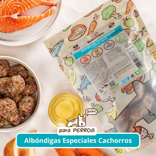 Naturcanin Menú Albóndigas de Cachorro