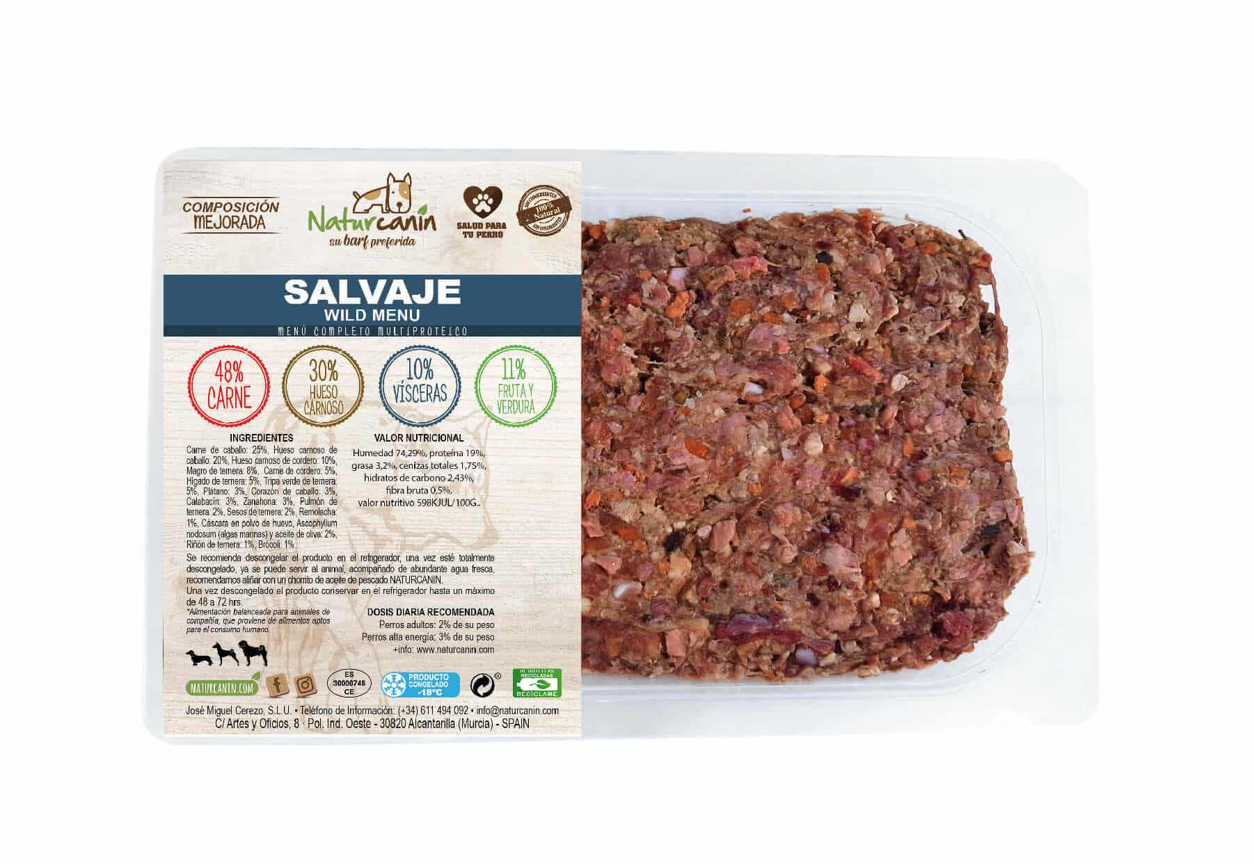 Naturcanin Menú Salvaje