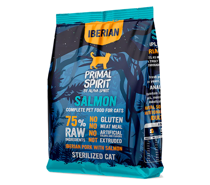 Alpha Spirit Primal Spirit Iberian Salmón GATO