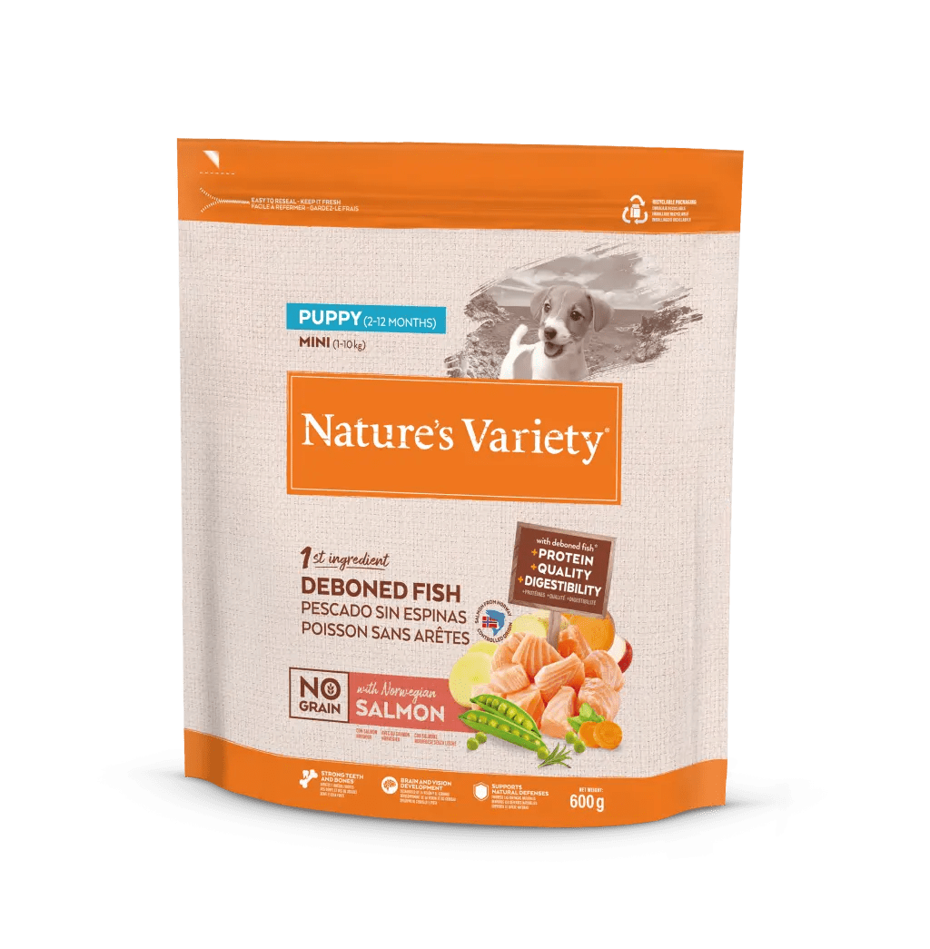 Nature`s Variety No Grain Puppy Mini Salmón