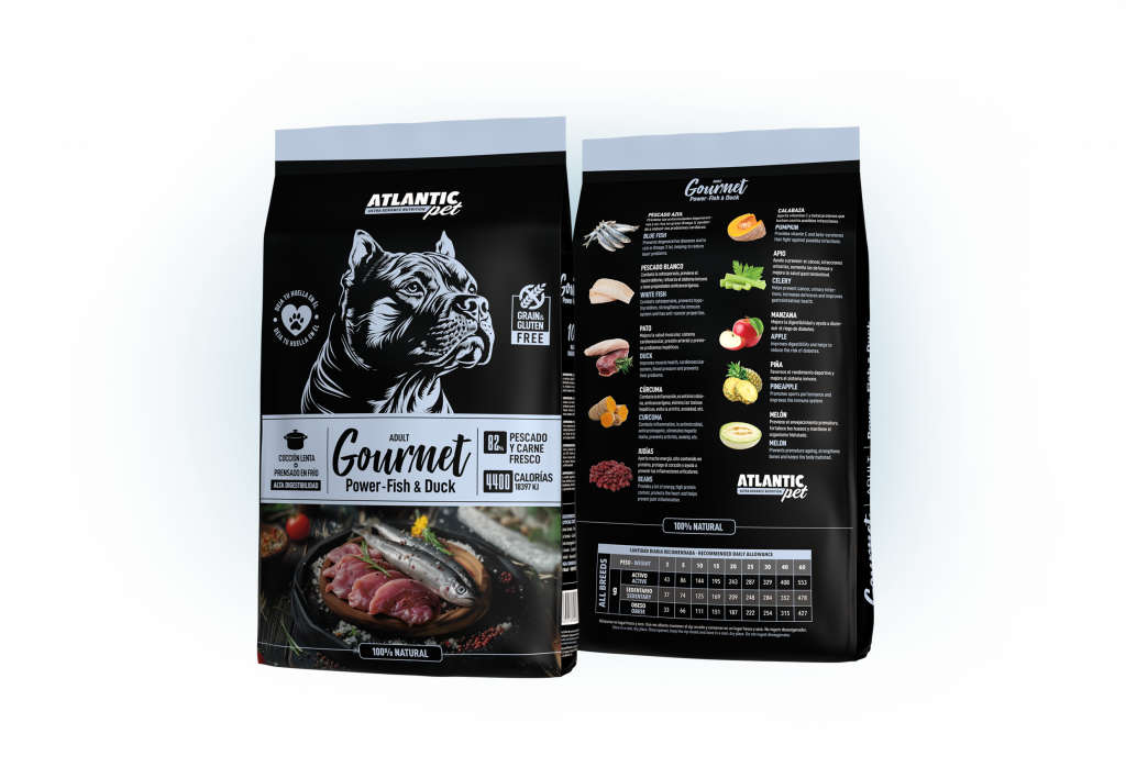 Atlantic Pet Gourmet Power Fish & Duck (Pescado y Pato)