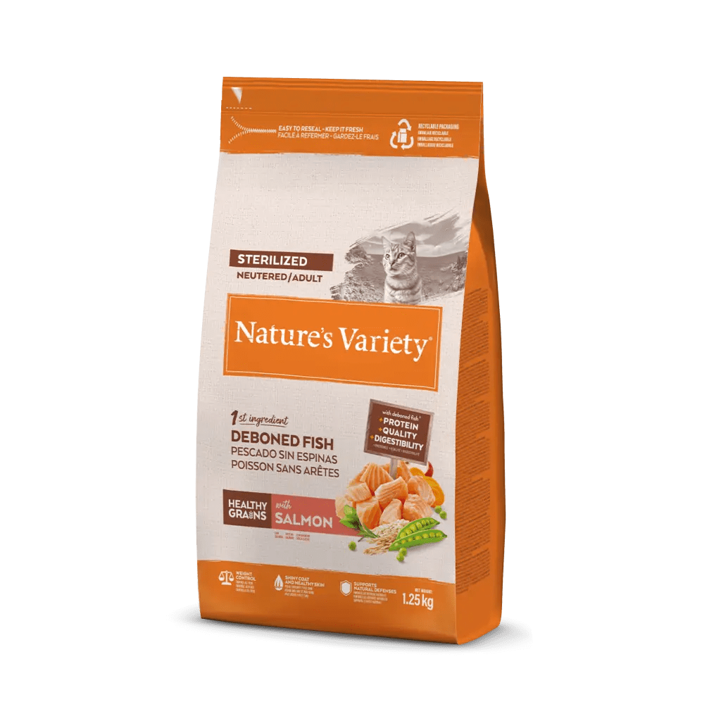 Nature`s Variety Healthy Grain Esterilizado Salmón GATO