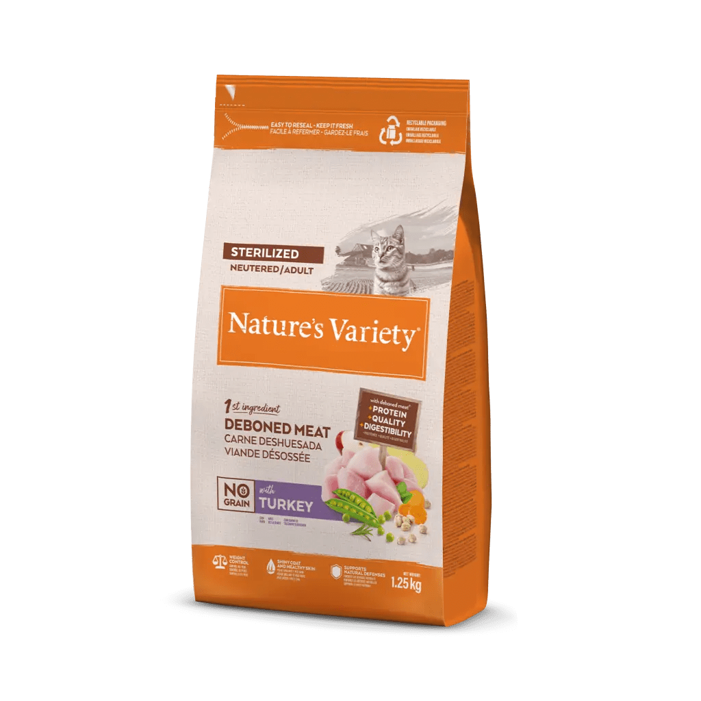 Nature`s Variety No Grain Esterilizado Pavo GATO