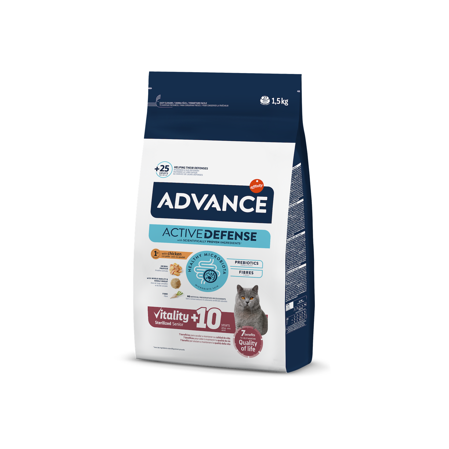 Sterilized Senior Vitality +10m 1,5 kg